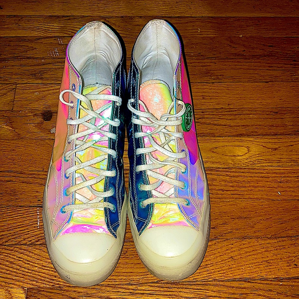 Iridescent Converse chuck taylor all stare hi 70